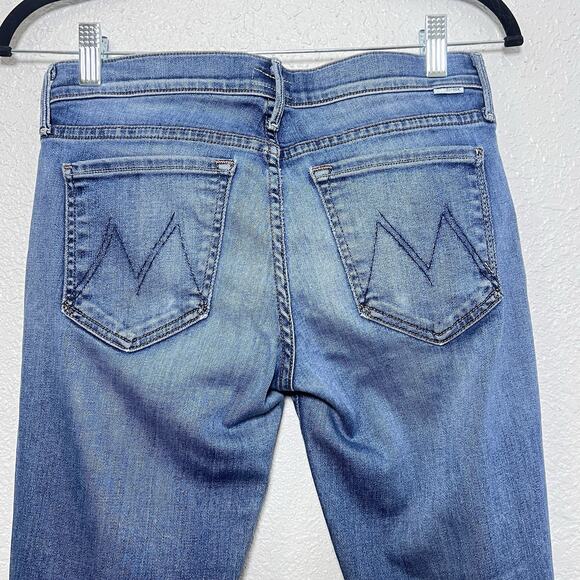 MOTHER Denim The Trainer Slim Ribbed Knit Jogger in Heroine Jeans Size 26 - Picture 5 of 11